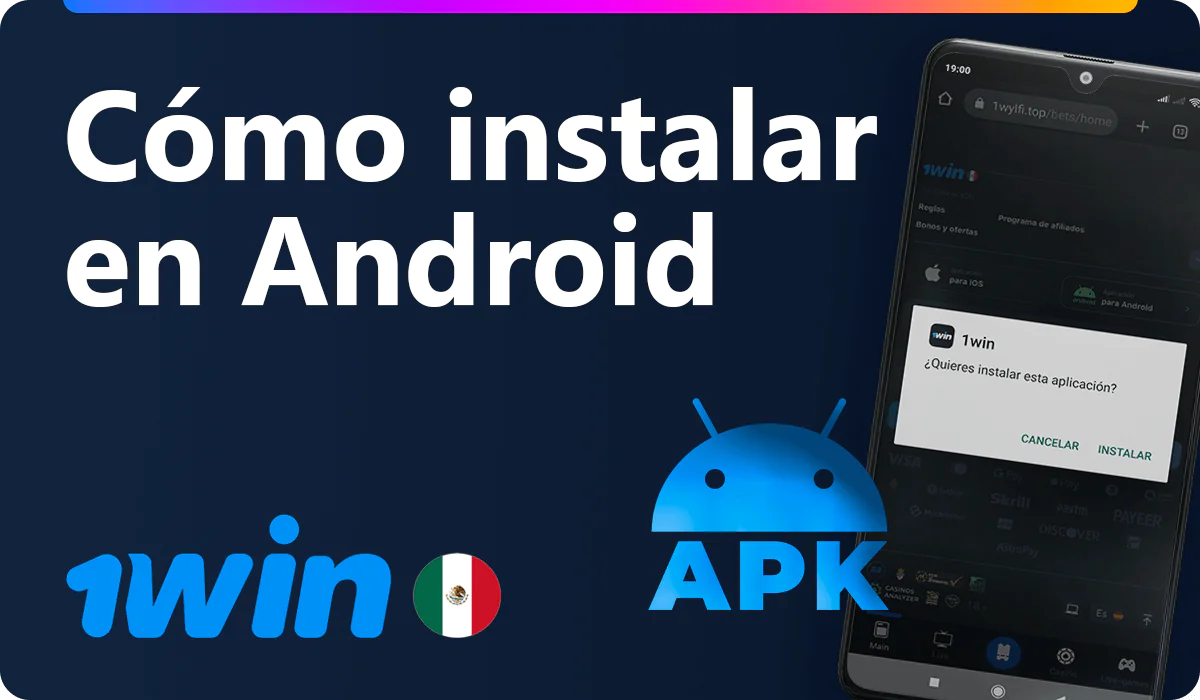 1win APK instalación para el Android