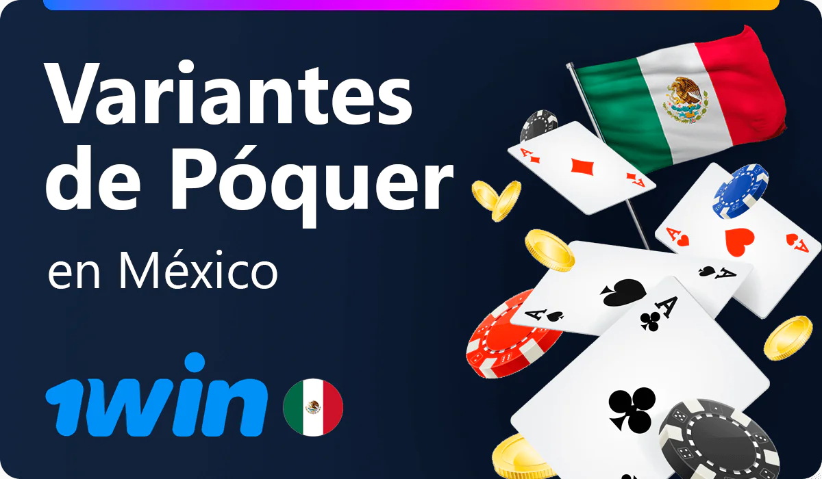 Opciones de poker en 1win México