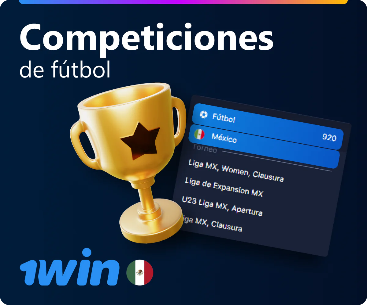 Torneos y partidos de fútbol en 1win México