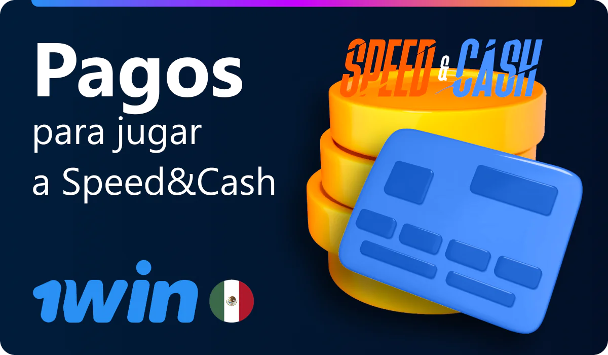 Pagos 1win para el juego Speed&Cash