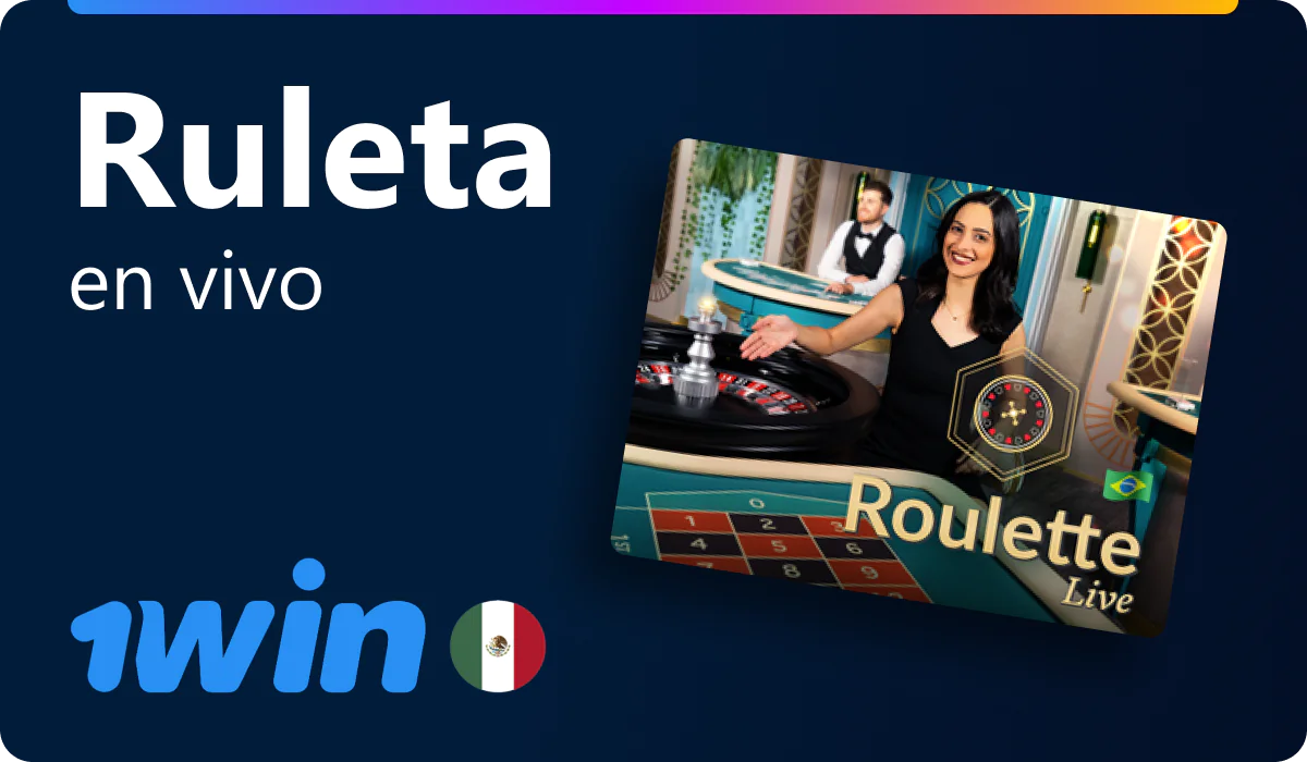 Ruleta en vivo en 1win México